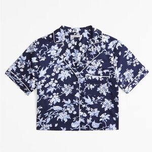 Short sleeve satin sleep shirt from Abercrombie and fitch